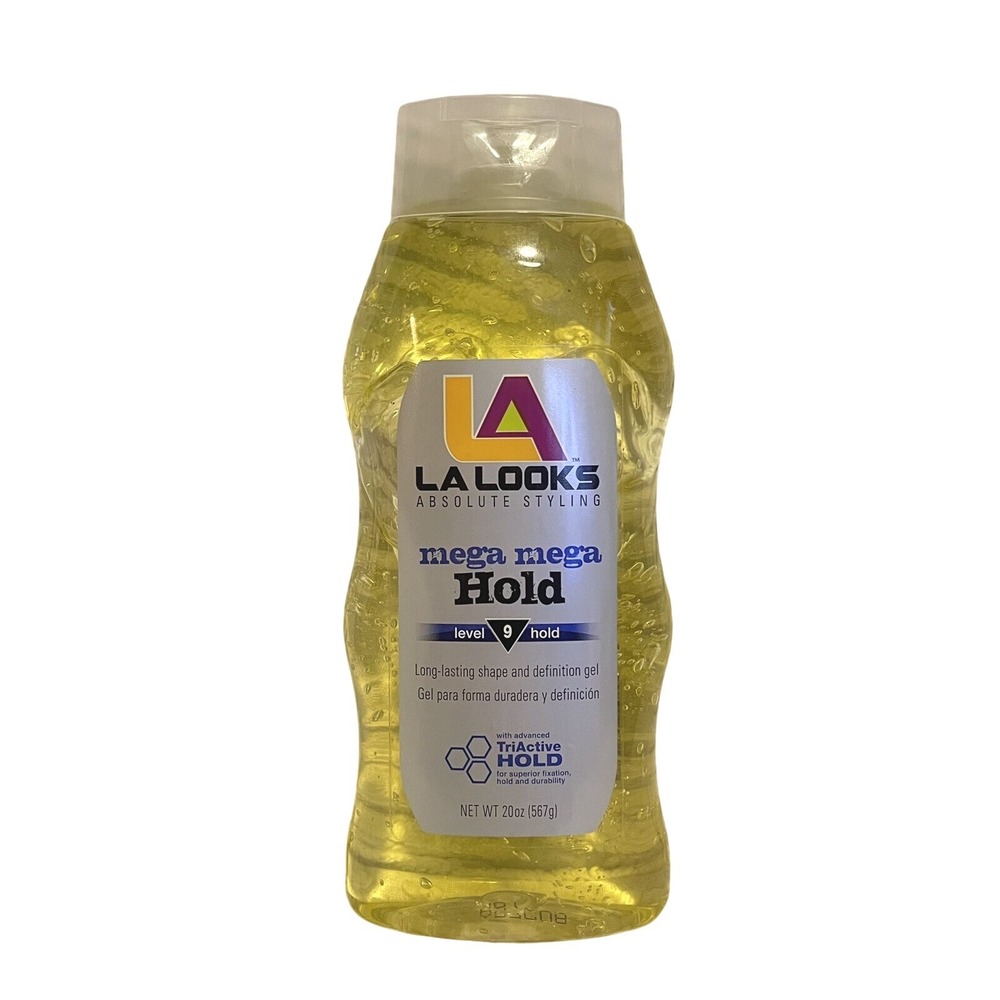 LA Looks Styling Hair Gel Mega Mega‎ Hold Long Lasting Non-Sticky 20 oz